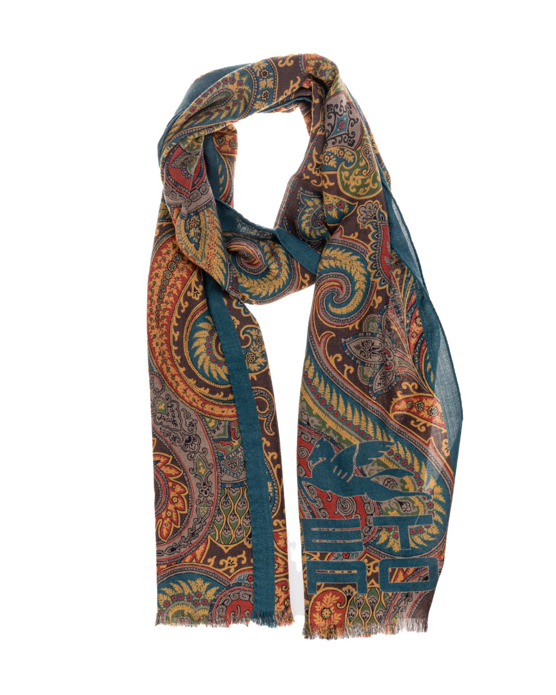 shop ETRO Sales Sciarpa: Etro sciarpa in lana e seta stampata, decorata da bordi rifiniti con frange.
Dimensioni: 65 x 168 cm.
Composizone: 70% lana, 30% seta.
Made in Italy.. 11777 4519-0100 number 3588418
